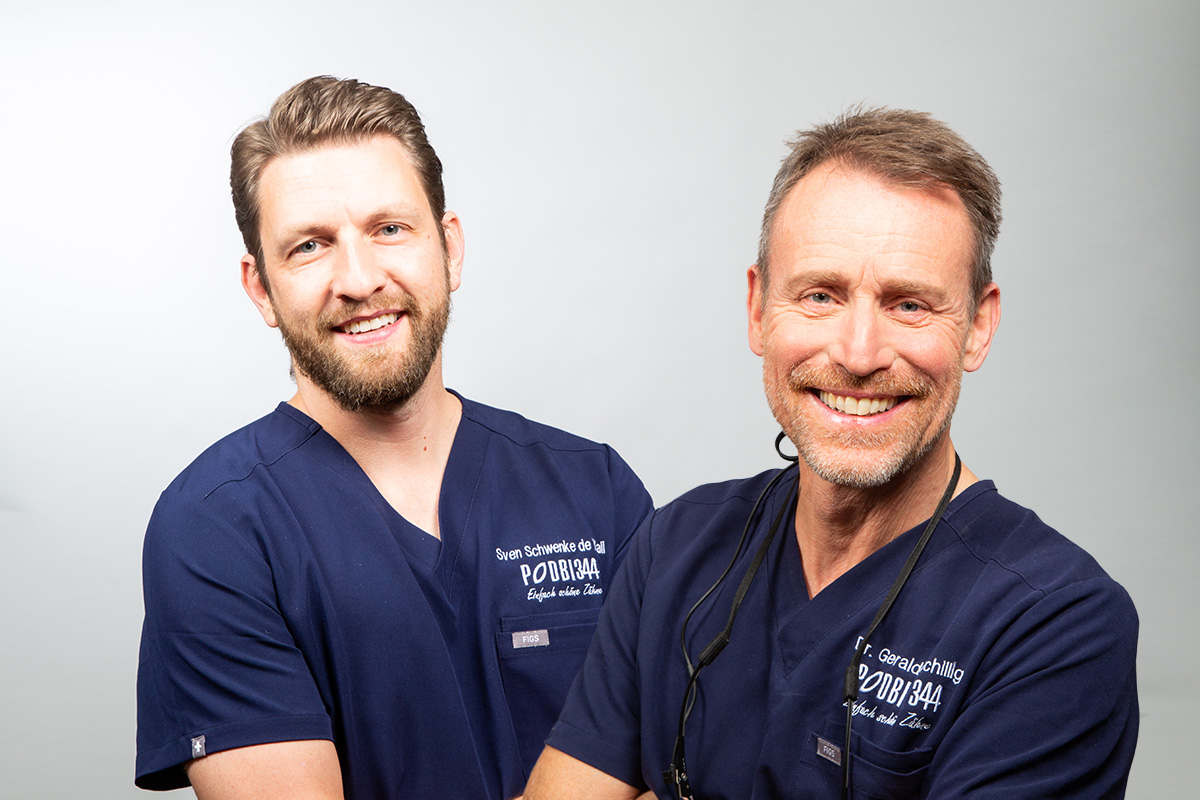 Zahnärzte Dr Schillig und Dr. Sven Schwenke de Wall : Das erfahrene Zahnarztteam der Zahnarztpraxis Podbi344 in Hannover für Ihre Mundgesundheit.