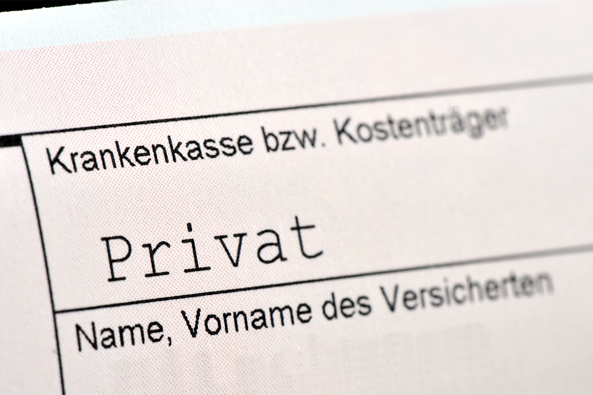 Formular für private Krankenversicherung in der Zahnarztpraxis Podbi344 Hannover. Zahnarzt Dr. Schillig behandelt Ihre Mundgesundheit.